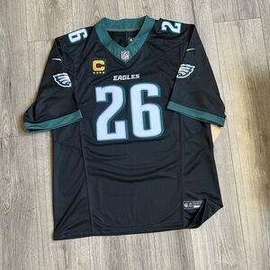 MENS SAQUON BARKLEY PHILADELPHIA EAGLES JERSEY 3XL XXXL 3X 3XL